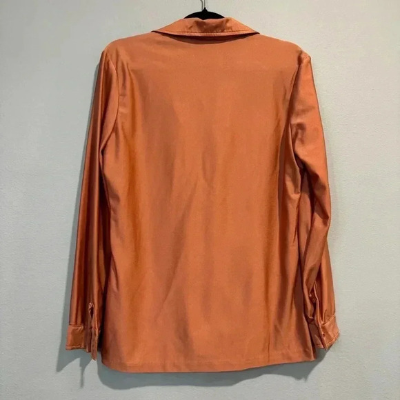 Ship’n Shore Hippie Boho Retro 60’s Groovy 100% Qiana Nylon 12 - Picture 2 of 4